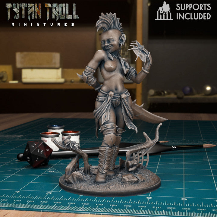 Greta Mohawk by Tytan Troll Miniatures