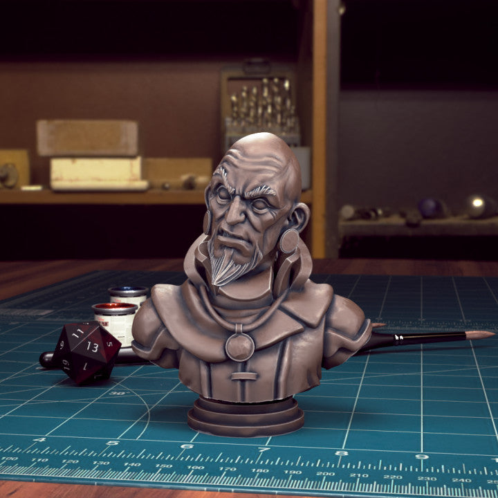 Mordenkainen Bust by Tytan Troll Miniatures