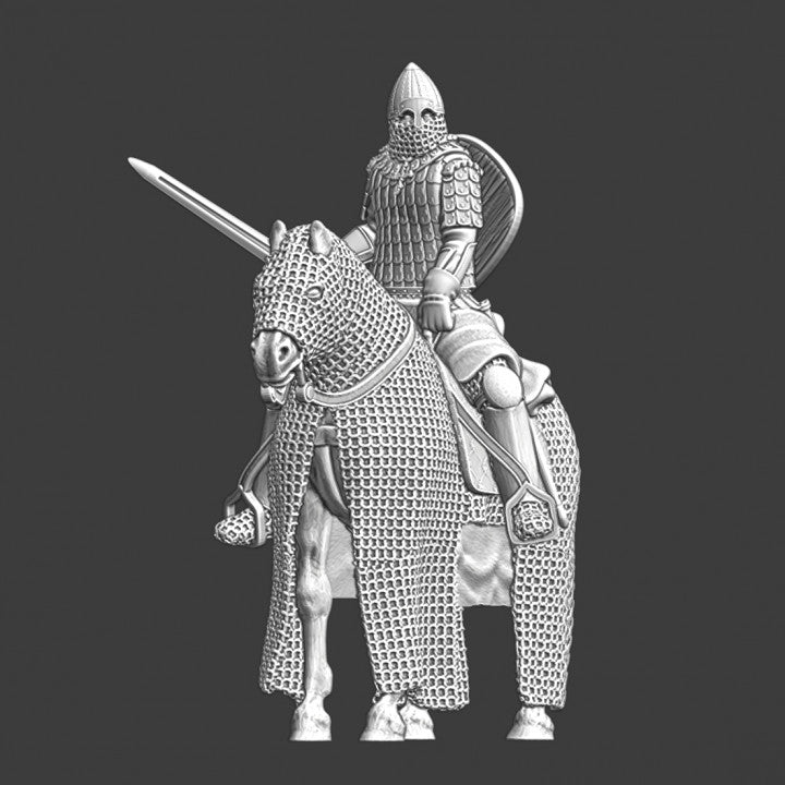 Medieval Kievan-Rus heavy cavalry man