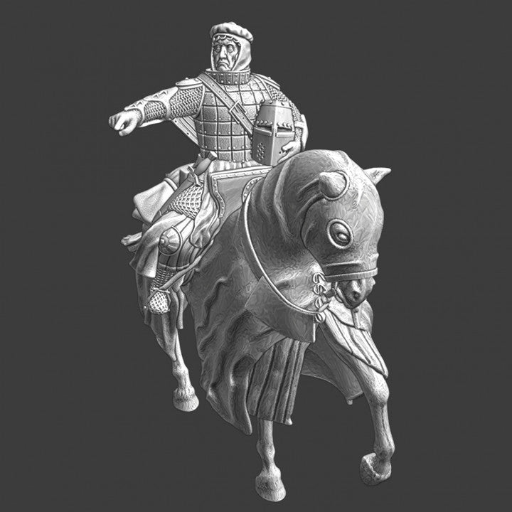 Mounted Teutonic Knight - Pointing