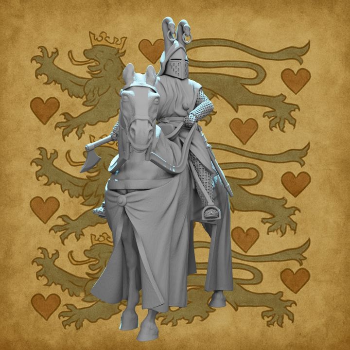 Sir Swan Mounted Knight – Crested Helm