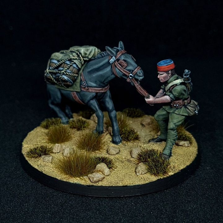Rif War Spanish Mule Teams by Baraka Wargames and Miniatures