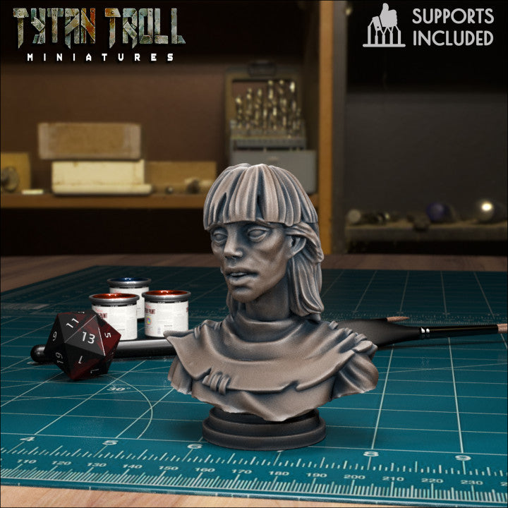 Muriel Martikov Bust by Tytan Troll Miniatures