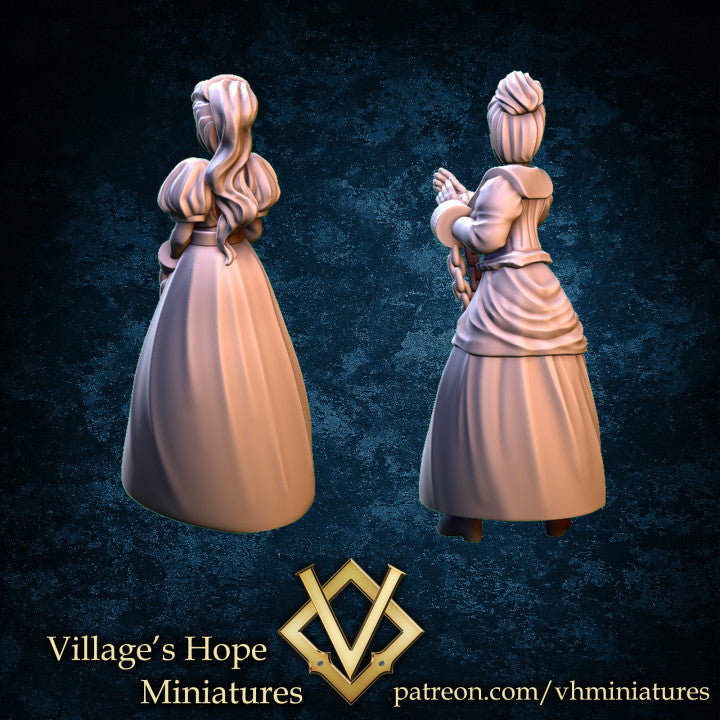 Captured Noble Lady by Village's Hope Miniatures