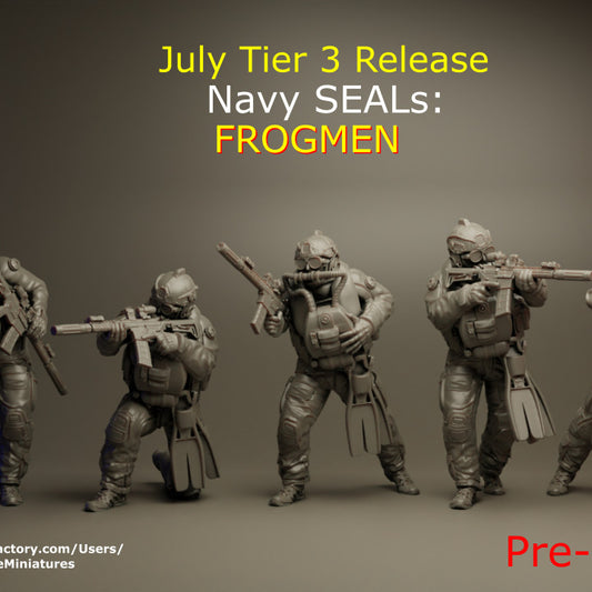 Wargames- Navy SEALs:FROGMEN by TurnBase Miniatures