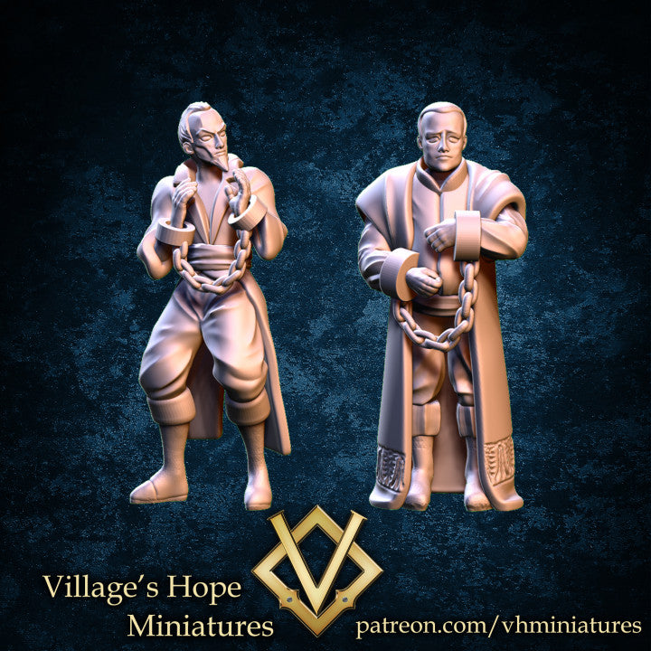 Captured Noble Men / Priest by Village's Hope Miniatures