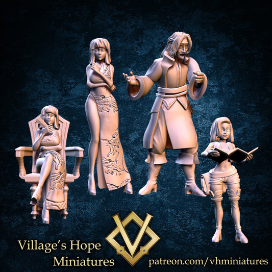 Various NPC For Auction Scene 2 by Village's Hope Miniatures