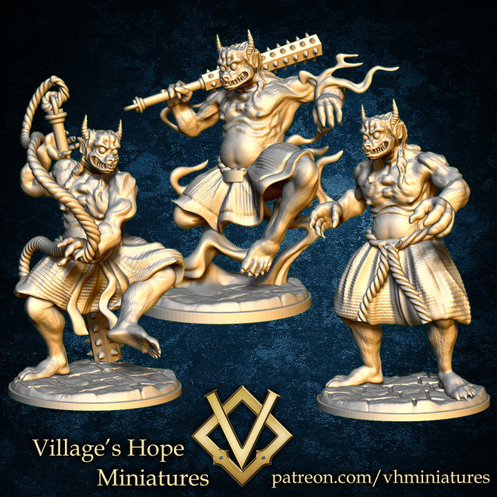 Oni (Traditional Japan Style Oni 3 Model ) by Village's Hope Miniatures