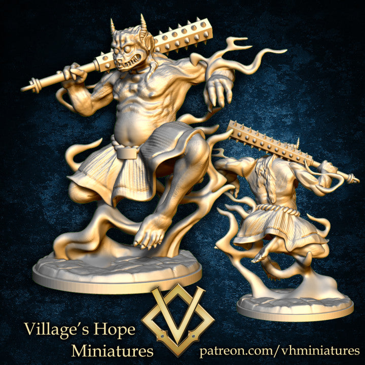 Oni (Traditional Japan Style Oni 3 Model ) by Village's Hope Miniatures