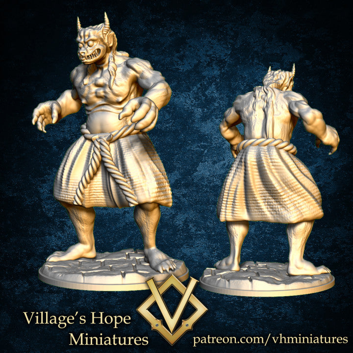 Oni (Traditional Japan Style Oni 3 Model ) by Village's Hope Miniatures