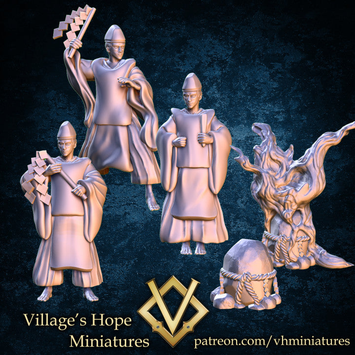 Onmyoji and Sealing Object by Village's Hope Miniatures