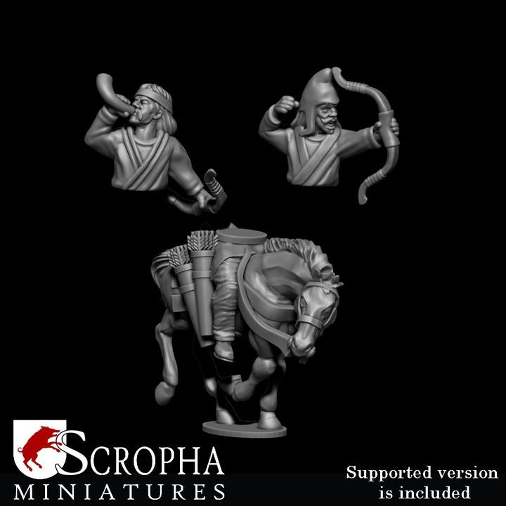 Scythian parthian mounted archers by Scropha Miniatures