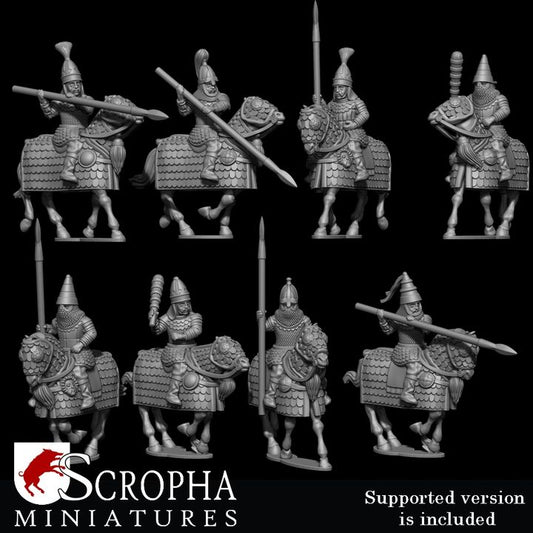 Parthian cataphracts by Scropha Miniatures