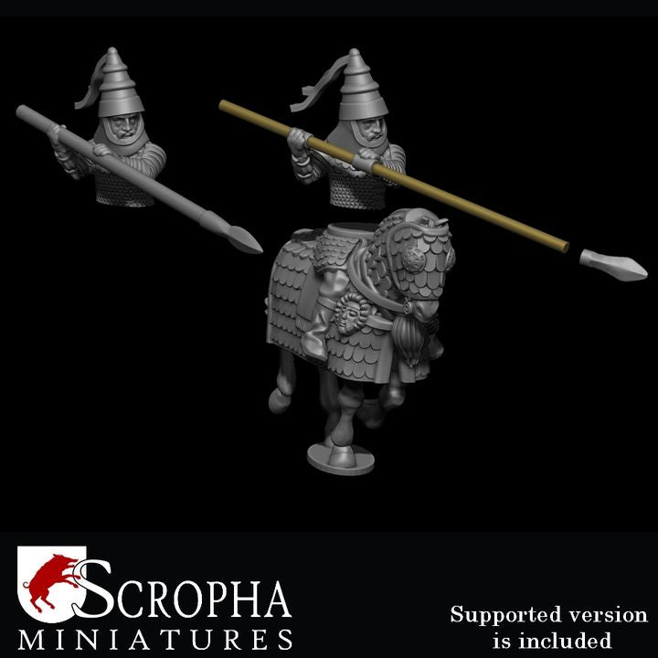 Parthian cataphracts by Scropha Miniatures