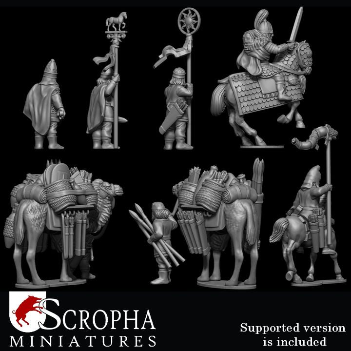 Parthian command group by Scropha Miniatures
