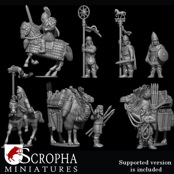 Parthian command group by Scropha Miniatures