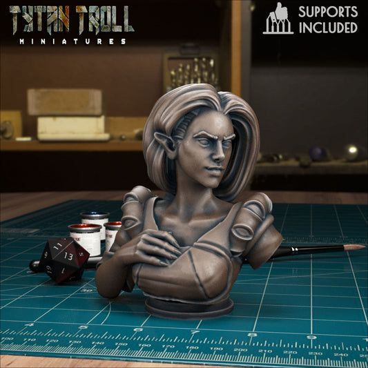 Patrina Bust by Tytan Troll Miniatures