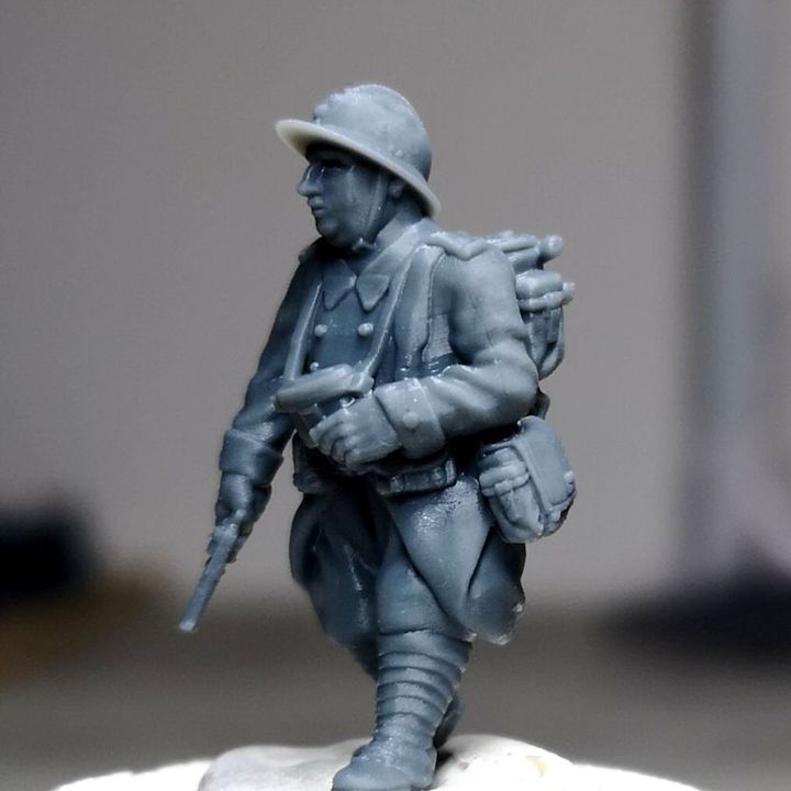 WW2 28mm Reserve French NCO by Colonel Muller