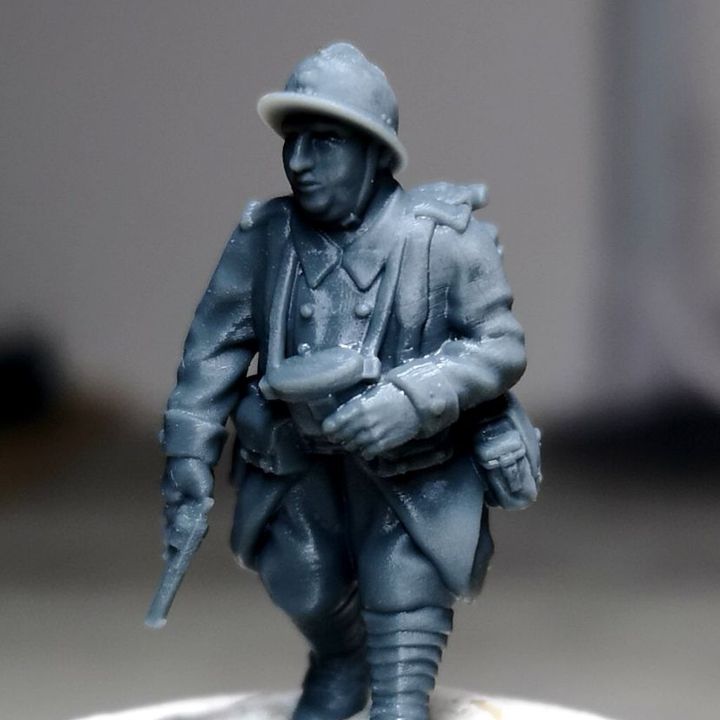 WW2 28mm Reserve French NCO by Colonel Muller