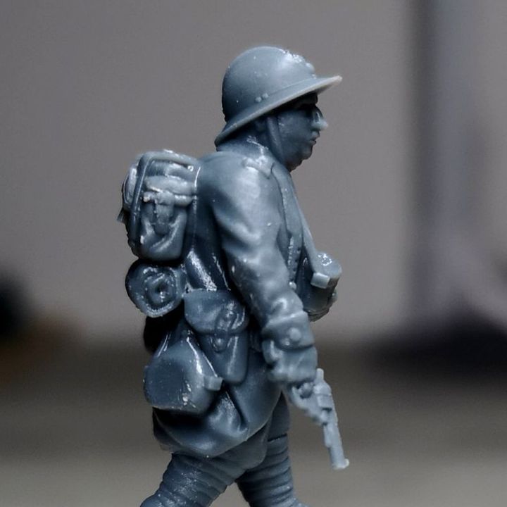 WW2 28mm Reserve French NCO by Colonel Muller