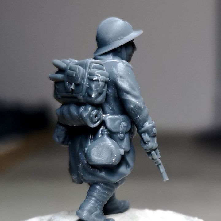 WW2 28mm Reserve French NCO by Colonel Muller