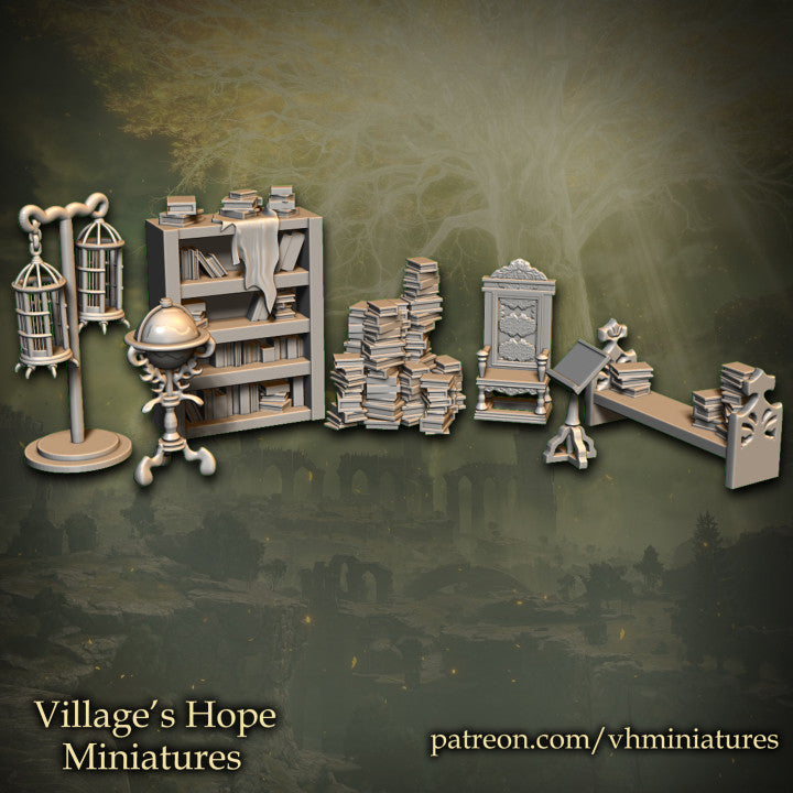 Magic Academy Props by Village's Hope Miniatures