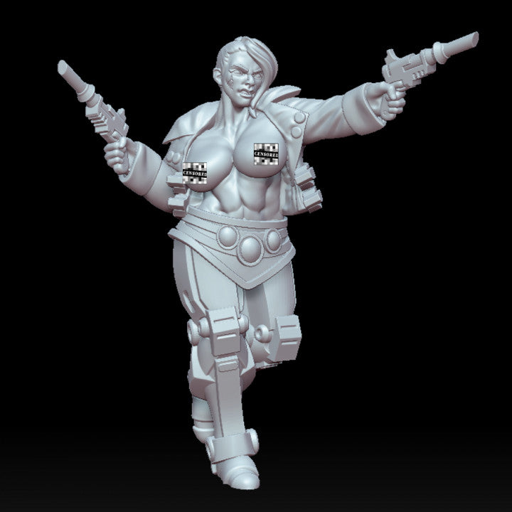 Dorlio - Cyber Edge Mercenary by Gaz Minis.