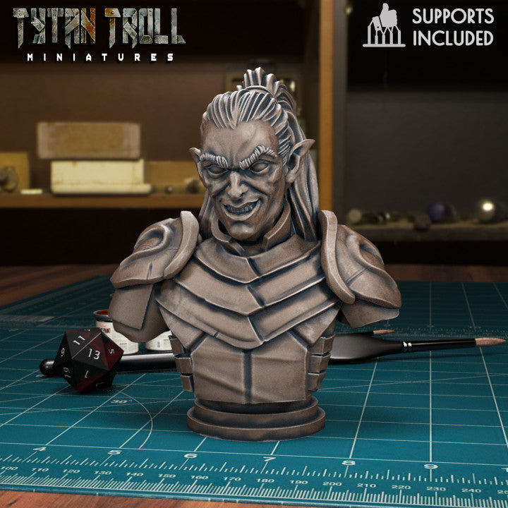 Rahadin Bust by Tytan Troll Miniatures