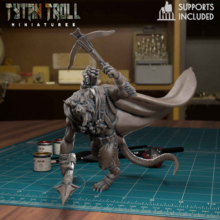 Ratman Crossbow 01 by Tytan Troll Miniatures