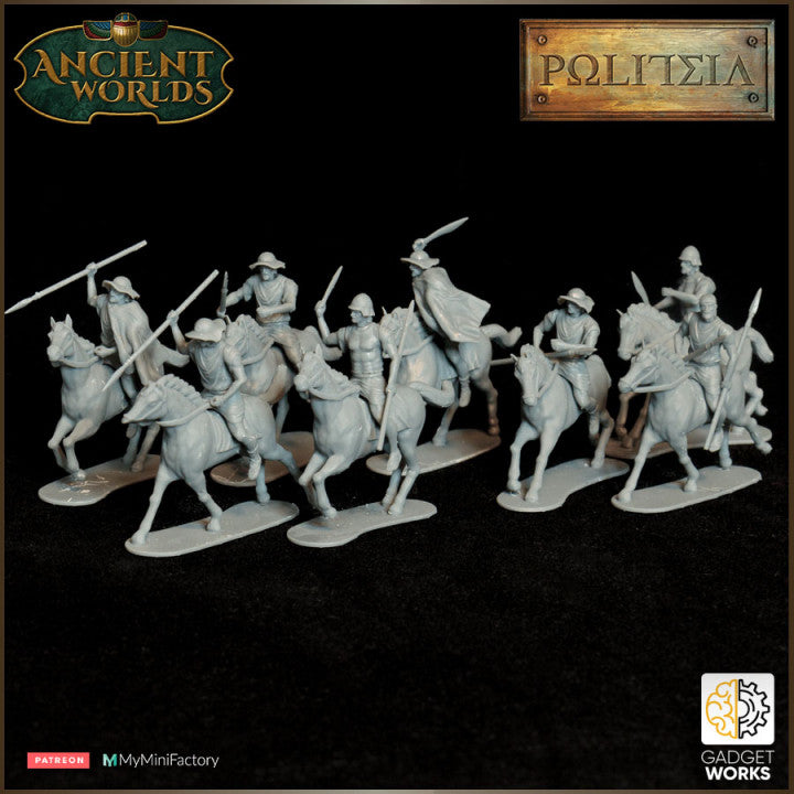 Greek light cavalry (Thessalian) by Gadgetworks Miniatures