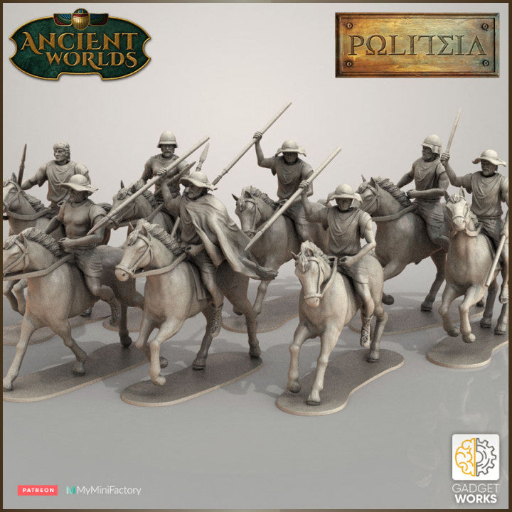 Greek light cavalry (Thessalian) by Gadgetworks Miniatures