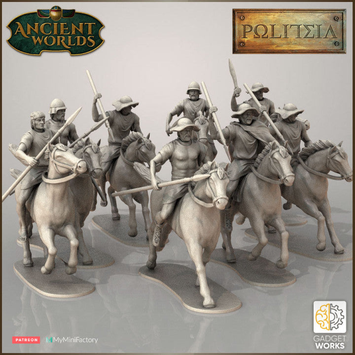 Greek light cavalry (Thessalian) by Gadgetworks Miniatures