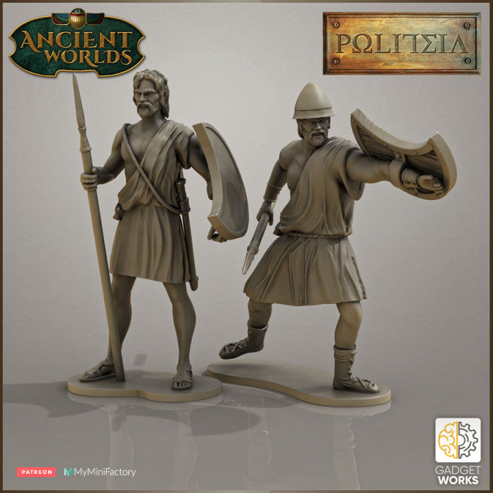 Greek Peltasts by Gadgetworks Miniatures