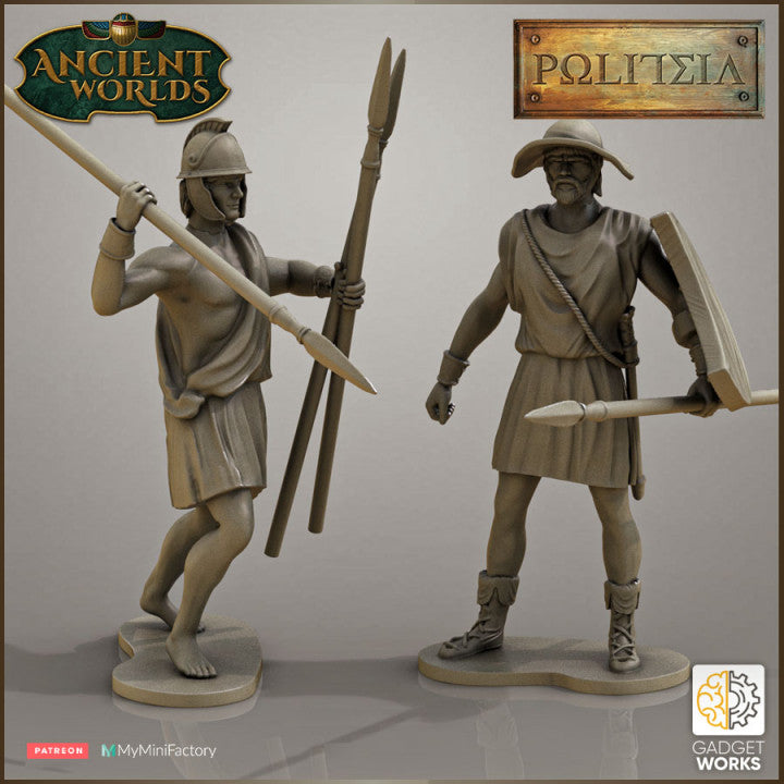 Greek Peltasts by Gadgetworks Miniatures