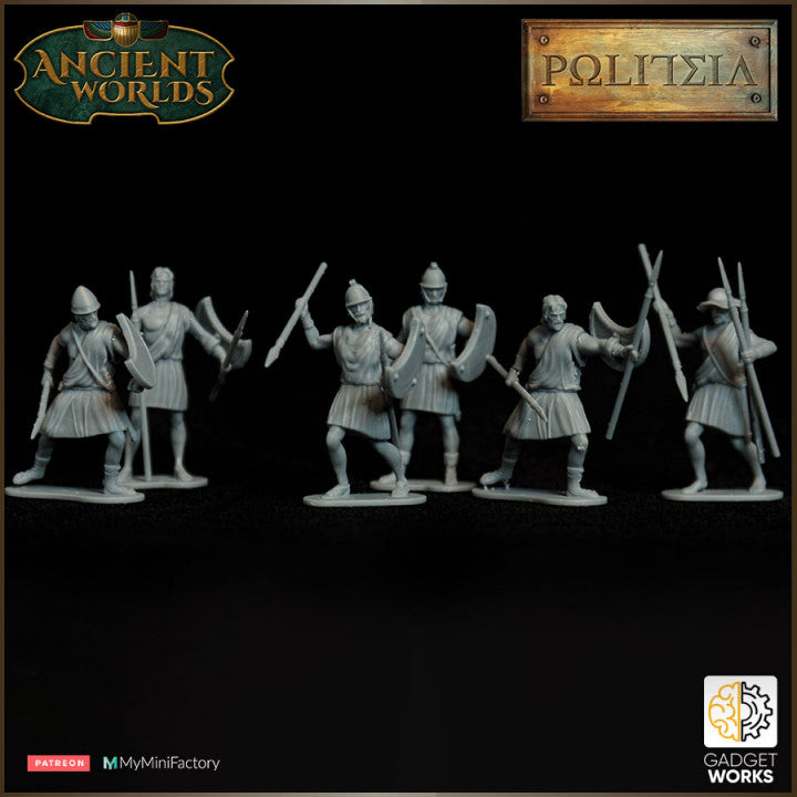 Greek Peltasts by Gadgetworks Miniatures