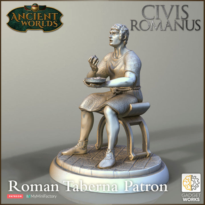 Roman Citizens - taberna workers and customers by Gadgetworks Miniatures