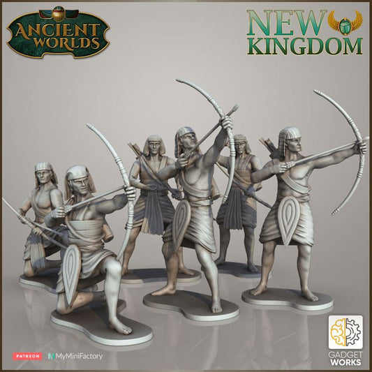 New Kingdom Egyptian Archers by Gadgetworks