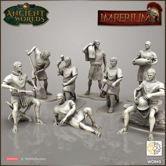 Roman Camp figures by Gadgetworks Miniatures