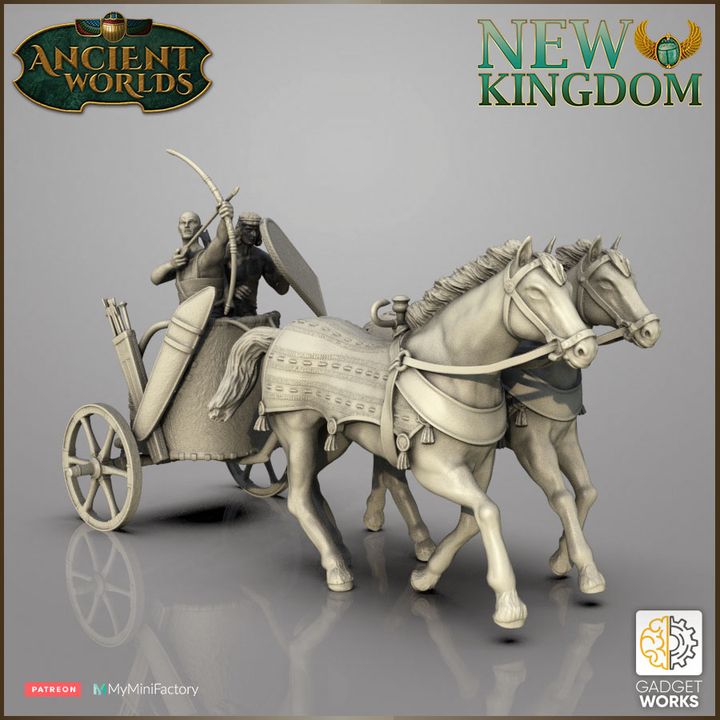 New Kingdom Egyptian Chariots by  Gadgetworks