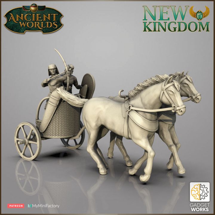 New Kingdom Egyptian Chariots by  Gadgetworks