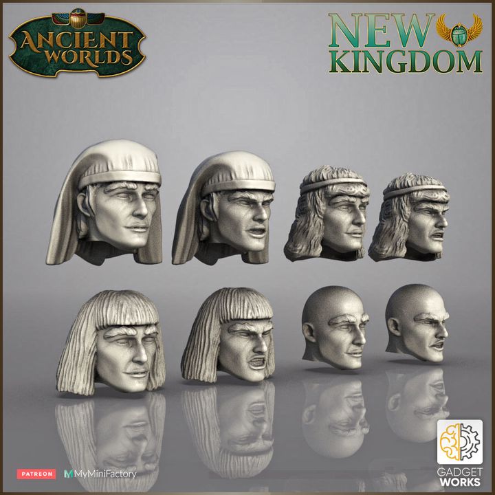 New Kingdom Egyptian Spearmen by  Gadgetworks