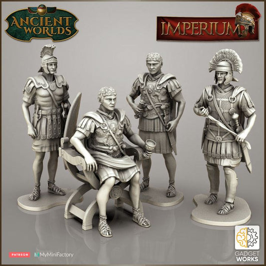 Roman Camp Officers by Gadgetworks Miniatures
