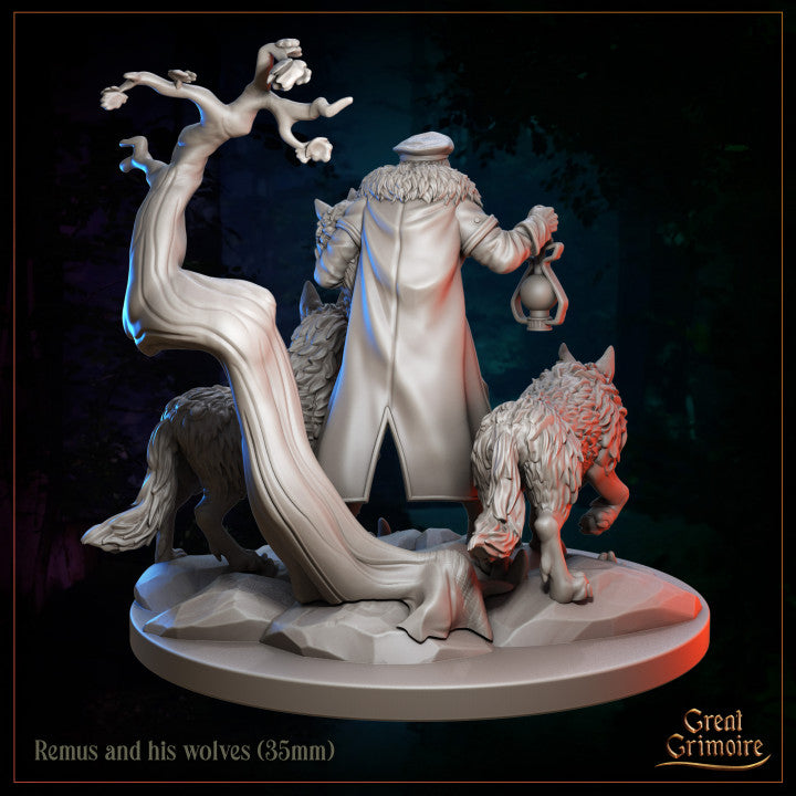 Remus and his wolves by Great Grimoire
