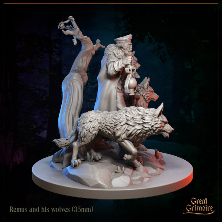Remus and his wolves by Great Grimoire