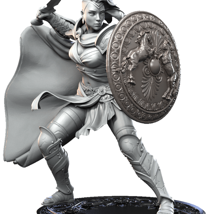 Kessia the Golden Shield by Broken Sword Miniatures