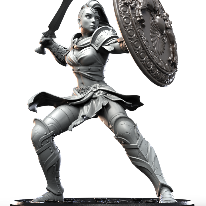 Kessia the Golden Shield by Broken Sword Miniatures