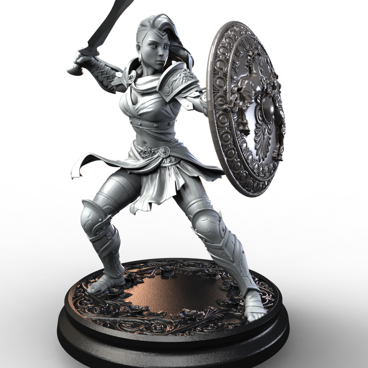 Kessia the Golden Shield by Broken Sword Miniatures