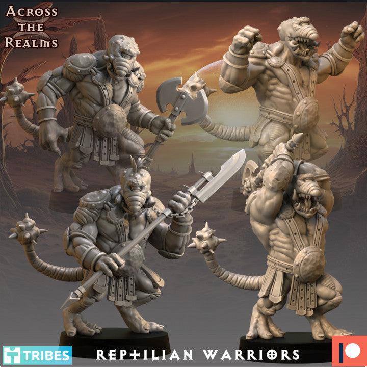 Reptilian Warriors by Across the Realms