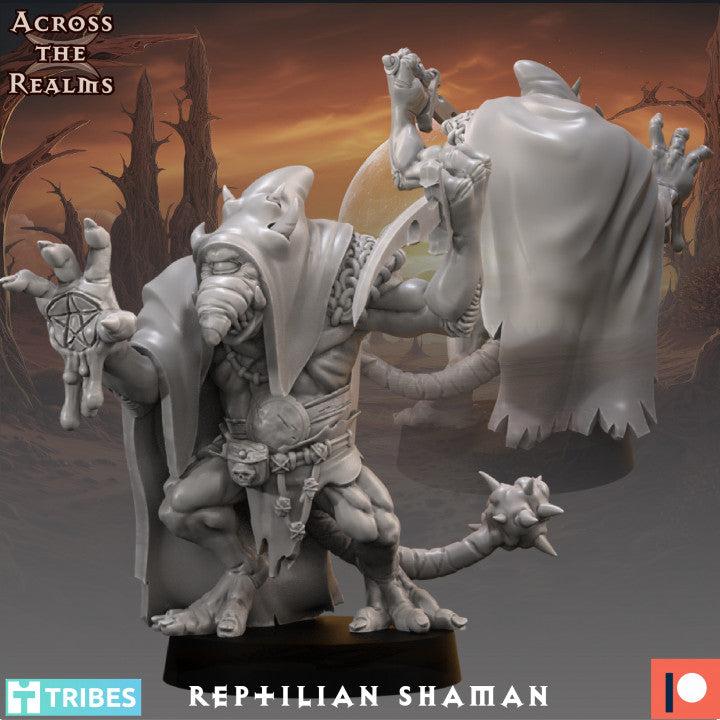 Reptillian Shaman by Across the Realms