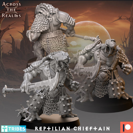 Reptillian Chieftain by Across the Realms